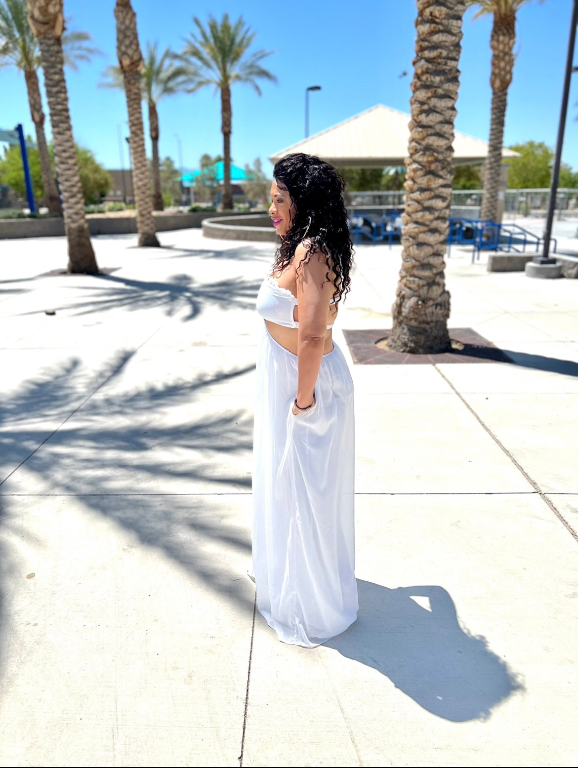 ONE PIECE WHITE JUMPSUIT