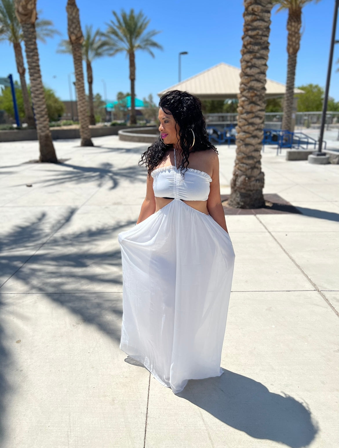 ONE PIECE WHITE JUMPSUIT