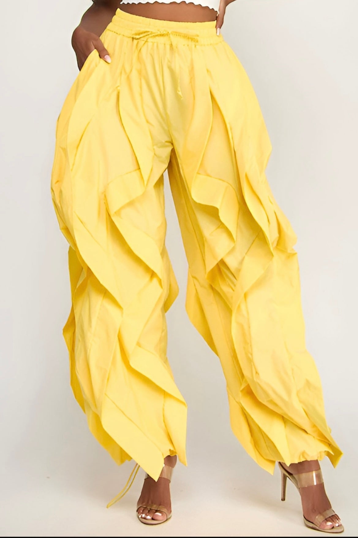 YELLOW WAVES 🌊 PANTS