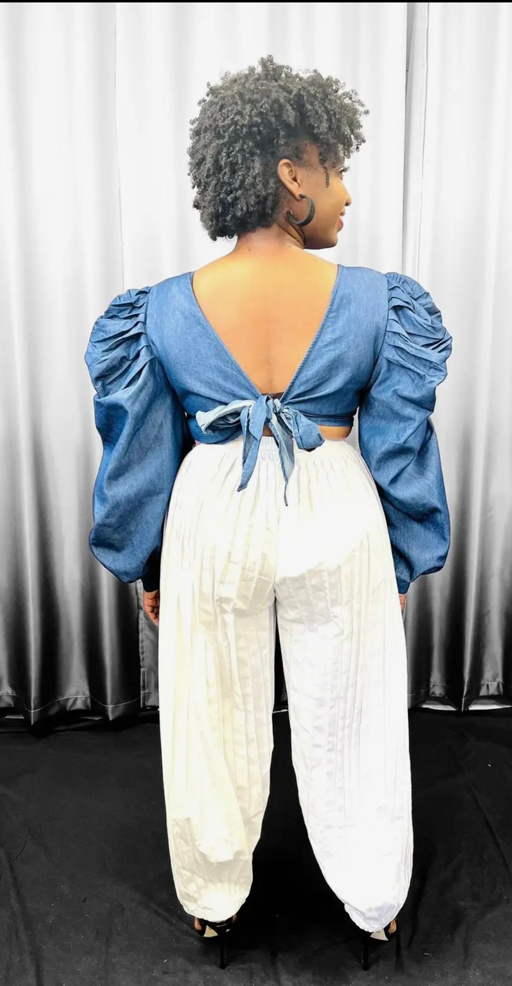 Sexy Denim Crop Top | Denim top only