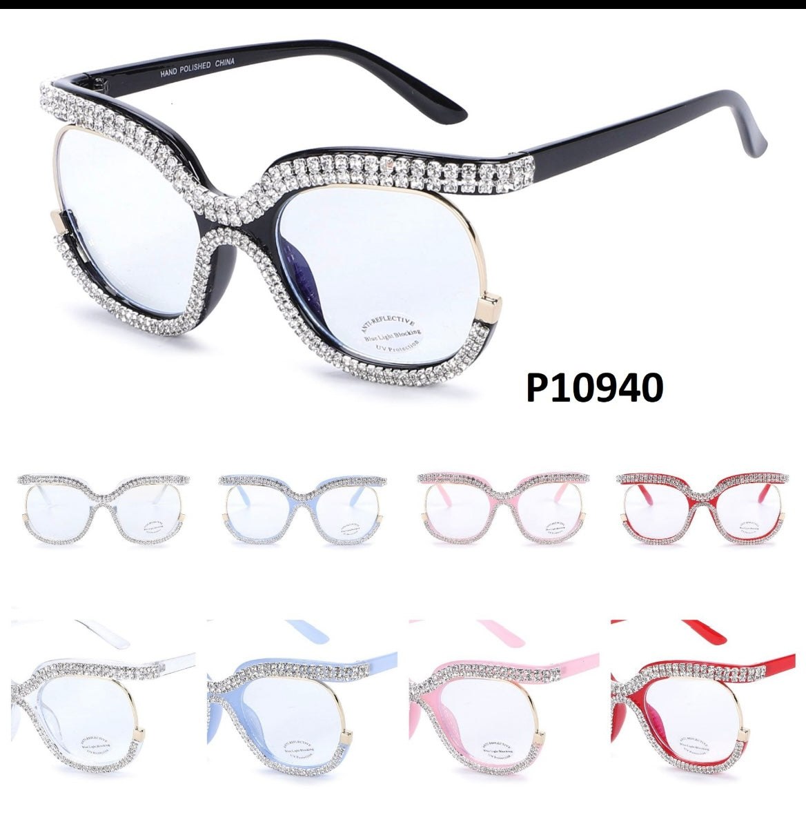 ELEGANT RHINESTONE, UNIQUE SUNGLASSES ￼