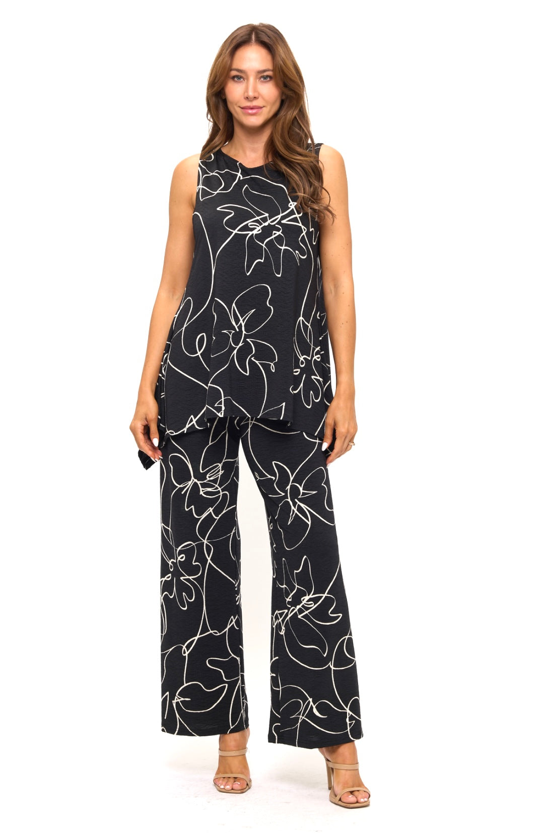 BEAUTIFUL VENECHIA PLEADED PANTS SET